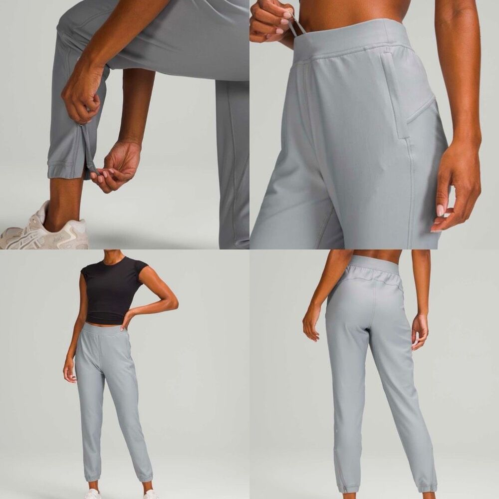 lululemon athletica Women's Light Gray Track Joggers